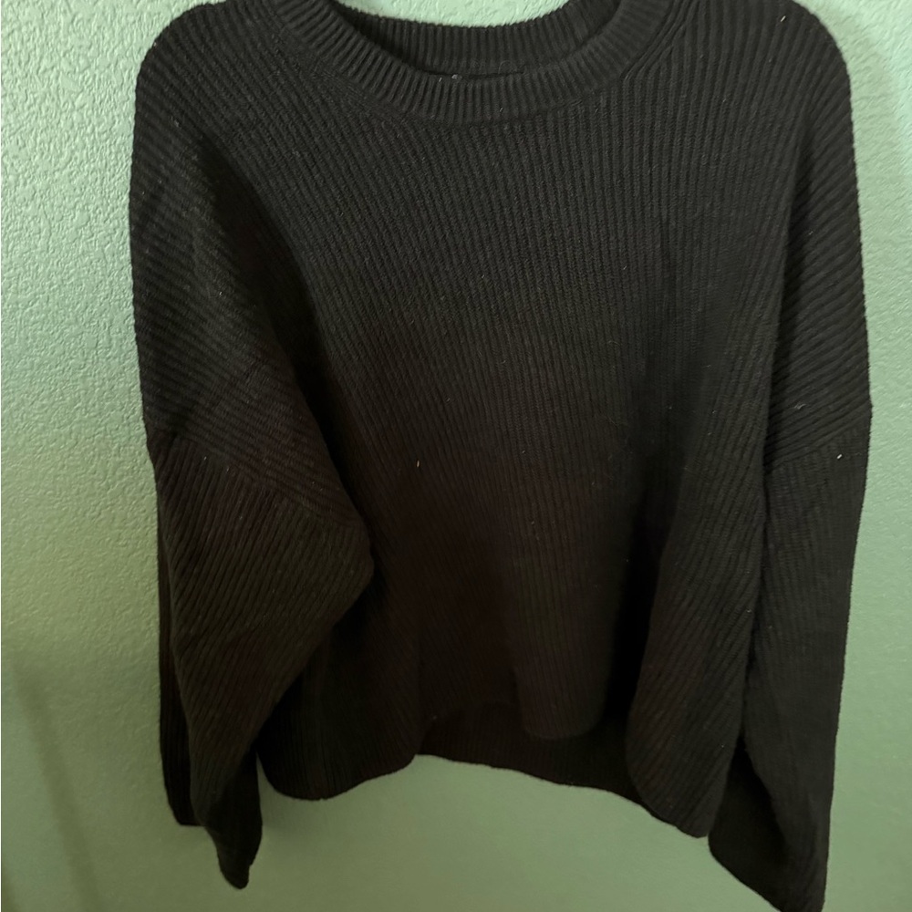 GAP cash soft Women's Black Knit Sweater set